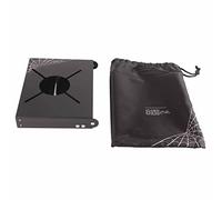 ANKROYU Table de Pique-Nique en Aluminium Alliage Pliable Portable Mini Table de poêle de Camping avec Sac de Rangement pour Aventure extérieure Camping randonnée Voyage en Aluminium en