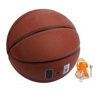 ANKROYU Taille 7 Rubber Basketball High Performance Training Competition Sports Ball STABILITÉ ÉLASTIQUE DURIBLE Amélioré pour Les Jeux intérieurs extérieurs Cour Cour Rouge