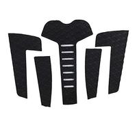 ANKROYU Tampons de traction de planche de surf Premium EVA ANTISLIP Deck Grip Tampons de surf pour surf et sandboard 5pc Set Black Imperproofing Durable