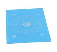 ANKROYU Tapis de cuisson en silicone de qualité supérieure, antiadhésif, avec échelles de mesure, tapis de pâte chauffante pour boulangers à domicile, grand 17,7x25,6 pouces (Bleue)