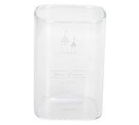 ANKROYU Tasse à eau en verre carré 240 ml résistante à la chaleur à boisson à boisson à boisson premium pour les boissons du bureau de cuisine Utilisez un idéal pour les collègues (château)