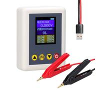 ANKROYU Testeur de tension et de résistance interne numérique professionnel TS4520 (méthode Kelvin, 4 fils CA) avec écran 1,77 pouce pour le test de batteries au lithium et la répa