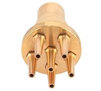 ANKROYU Tête de Sauvetage en Laiton Professionnel tête G1in DN25 Fil de Fil 6 Buse Pulporteur de Paysage pour Le Jardin étang d'eau décoration