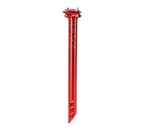 ANKROYU Tige de Selle de vélo en Alliage d'aluminium 7075, Tube de Selle de Route de Montagne ultraléger, Conception Creuse, Accessoire de Cyclisme pour Adultes, Noir, Rouge, Bleu, (Rouge)
