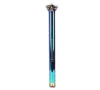 ANKROYU Tige de Selle de vélo en Alliage d'aluminium 7075, Tube de Selle de Route de Montagne ultraléger, Conception Creuse, Accessoire de Cyclisme pour Adultes, Noir, Rouge, Bleu, (Coloré)