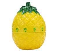 ANKROYU Timer de la Cuisine Mignon Forme de Fruit Timer d'alarme mécanique Aucune Batterie nécessaire pour la Cuisson de Lecture Exercice matériau Plastique 6.4x6.4x8,7 cm