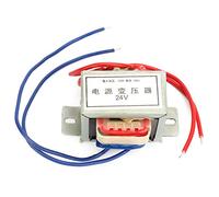 ANKROYU Transformateur d'isolation de puissance en fil de cuivre EI basse fréquence 24 V 12 W pour appareils ménagers, électronique de bricolage avec conception ignifuge de refroid