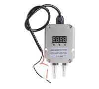 ANKROYU Transmetteur numérique de pression du vent, capteur différentiel 4 20ma DC24V, pour automatisation industrielle HVAC, boîtier en alliage d'aluminium (0,2Kpa)
