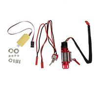 ANKROYU Treuil électrique de voiture RC accessoire de treuil télécommandé en métal haute performance avec panneau de commutation et fil en nylon pour voiture d'escalade sur chenill