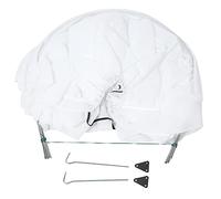 ANKROYU Tunnel de Culture de Plantes, Couverture de Protection pour légumes, Tissu Non tissé, Longueur 300cm, avec fixateurs en métal et en Plastique