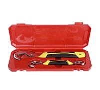 ANKROYU Universal Auto Serrage Clé Ensemble Heavy Duty Réglable Multifonctionnel Clé Kit Pour Plomberie Menuiserie Machines Jardin Travail Chrome Plaqué 29cm 21cm 32mm 2 Pack