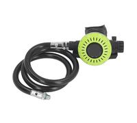 ANKROYU Valve de Respiration secondaire, Tube à Pression Moyenne réglable avec ABS en Silicone en Acier Inoxydable, équipement de plongée pour la plongée en apnée sous Les opératio (Vert)