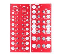 ANKROYU Vérificateur de filetage de boulon d'écrou, outil de mesure de vis impérial métrique de taille 38, alliage d'aluminium portable pour les ingénieurs en mécanique, les amateu