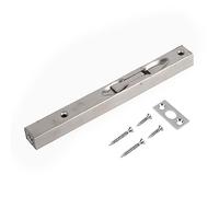 ANKROYU Verrou à boulon coulissant encastré en acier inoxydable 304, loquet de sécurité robuste pour portes et portails, antirouille, argent durable 6, 8, 10 pouces (8 pouces 304 brossé (couleur