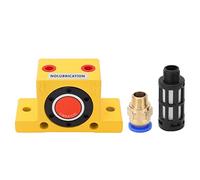 ANKROYU Vibrateur d'air pneumatique industriel, oscillateur haute vitesse G1/8 pouces pour machines d'usine, alliage d'aluminium, acier à haute teneur en carbone, équipement de vib