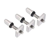 ANKROYU Vis de Planche de Surf 304 Vis d'aileron Coulissantes Antirouille en Acier Inoxydable pour Surf Longboard Matériel de Remplacement Gonflable Paquet de 3 Argent 3 cm de Long