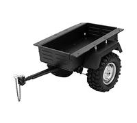 ANKROYU Voiture remorque RC échelle 1/10 en alliage d'aluminium, modèle très détaillé avec pneus en caoutchouc pour SCX10 TRAXXAS TRX4 TRX6 RC Cars, véhicule jouet durable, coule (Noir)