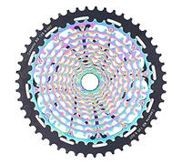 ANKROYU Volant d'inertie de cassette de vélo de montagne 9 50T roue de vélo en acier au chrome-molybdène léger creux pour 11 vélos à 12 vitesses Changement de vitesse en douceur P (12 vitesses 9-50T)