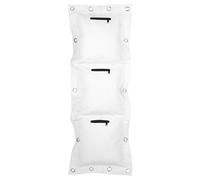 ANKROYU Wing Chun Wall Target Punch Training Bag Sac de Sable en Toile Robuste avec Fermeture éclair pour Boxe Muay Thai Sanda Beige Clair Taille S L Triple Sac (3 bouteilles par étagère)
