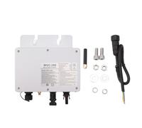 ANKROYU WVC -onduleur 350 W Système de Fixation au réseau Solaire Haute efficacité IP65 en Alliage d'aluminium léger Surveillance d'installation Facile pour l'énergie Solaire Domes