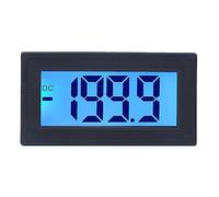 ANKROYU YB5135DB Voltmètre numérique Compteur de tension CC Écran LCD avec rétroéclairage bleu Large plage 0 Boîtier ABS durable pour tests électriques automobiles Utilisation indu (DC0-200mV)