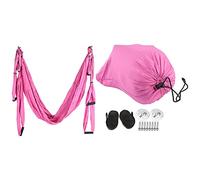 ANKROYU Yoga Hamac Anti Gravity Yoga Swing Hamac Hamac Home Fitness Accessoires pour yoga aérien et thérapie d'étirement en taffta en nylon 210T avec une capacité de poids de 300 k (Rose)