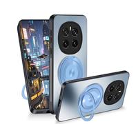 Anlalish Coque Honor Magic 7 Housse Protection avec Support, Etui pour Honor Magic 7 Antichoc Anti-Rayures Mat Slim Protection (Bleu)
