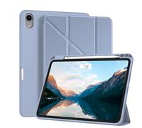 Anlalish Coque pour iPad A16 Silicone Antichoc Etui, Coque pour iPad A16 Cuir en TPU Fin Housse Protection (Lavande Gris)