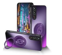 Anlalish Coque pour RedMagic 10 Air avec Support Magnetique, Housse Etui pour RedMagic 10 Air Antichoc Anti-Rayures Mat Protection (Violet)