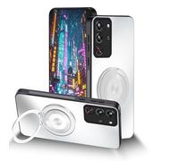 Anlalish Coque pour RedMagic 10S Pro avec Support Magnetique, Housse Etui pour RedMagic 10S Pro Antichoc Anti-Rayures Mat Protection (Blanc)