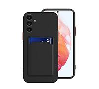 Anlalish Coque pour Samsung A17 5G avec Porte-Carte, Etui Compatible avec Samsung Galaxy A17 Antichoc Silicone TPU Housse Protection (Noir)