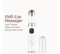 ANLAN Masseur oculaire électrique à micro-courant, lifting cutané, réduction des rides, élimination des cernes, vibration, appareil de beauté pour les soins de la peau White