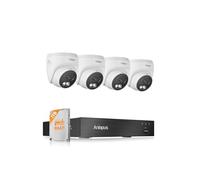 Anlapus 4K 8MP 8CH DVR Kit Caméra de Surveillance Extérieure Filaire