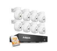 Anlapus 4K 8MP Kit Caméra Surveillance avec Fil pour Extérieure Intérieure