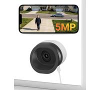 Anlapus A60 Pro 2.4/5 GHz Caméra de Fenêtre 3K 5MP Montage sans Perçage