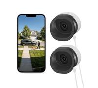 Anlapus Pack 2 Caméra de Fenêtre WiFi 3MP Surveillance Intérieure Extérieur