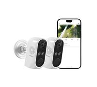 Anlapus Pack 2 Caméra Surveillance WiFi 6 2K 3MP Extérieur/Intérieur