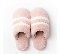 Anlemi Peluche Chaud Accueil Chaussons,Chaussons Chauds antidérapants et résistants à l'usure,Chaussons Doux et élastiques-Rose_37-38,Anti-Slip d'hiver Maison Chaussures