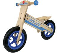 Anlen Police 12´´ Bike Without Pedals Beige 24 Months-4 Years Garçon