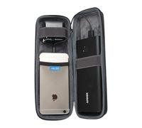 Anleo Étui de transport rigide pour Anker Powercore 26800 / Anker Powercore Iii Elite 25600 Pd, chargeur portable, batterie externe et chargeur mural (noir)