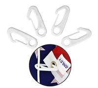 Anley 4 PCS Clip de Fixation du Mât en Nylon, Anti-UV et Résistant à l'eau Fixation - Fixer Le Drapeau avec Corde - Lot de 4