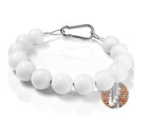 Anley Anneau de retenue de Drapeau perlé Authentique pour mât de drisse Interne et Externe - Gardez Le Drapeau près du mât - pour mât de 2 à 3 Pouces de diamètre