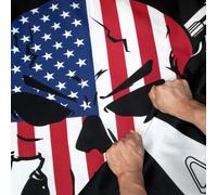 Anley Drapeau Liberty or Death 1789 Rip-Proof Double Face 3 Couches 3x5 Ft - Couleurs Vives, En-tête en Toile et Résistant aux Plis - Drapeau Tête de Mort