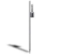 Anley Piquet de Sol de 19.5 - Piquet en Acier Inoxydable avec roulement Lisse - Compatible avec Les mâts de Drapeau de bannière Flottante avec Un ID de 0.65 - Piquet de Sol Uniquement