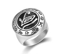 Anliage Ring Men and Women Hip Hop Saint Valentin Gift Ring Demon Eyes Couple de mode Bijoux