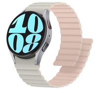 Anlinser Compatible avec Bracelet Samsung Galaxy Watch 7/6/5/4/FE 44mm 40mm, Bracelets de Sport Étanche pour Galaxy Watch 6 Classic 47mm 43mm/5 Pro 45mm, Lumière Stellaire