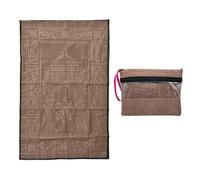 Anlising Tapis de prière musulmane, tapis de prière musulmane pliable, tapis de prière islamique, tapis de prière portable et pliable, mini tapis de prière pour le Ramadan, tapis de prière