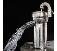 ANLONGLI Pompe à Eau Manuelle Ascenseur 10M Hauteur 23.5cm Pompe à Eau Manuelle en Acier Inoxydable Durable Pompe Domestique de puits Pompe d'aspiration à la Main