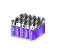 Anloter Lot de 50 clés USB avec stockage du pouce pour ordinateur, ordinateur portable, Mac, tablette, cadeau (256 Mo, violet)