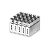 Anloter Lot de 50 clés USB de stockage pour ordinateur, ordinateur portable, Mac, tablette, cadeau (64 Mo, argenté)